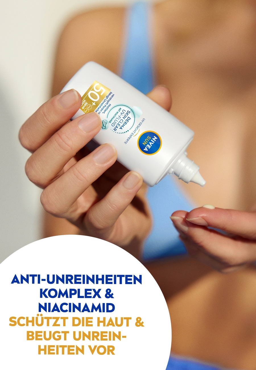 Gesichtspflegeset 2-teilig DERMA SKIN CLEAR Rebalance & Clear Serum + UV-Fluid