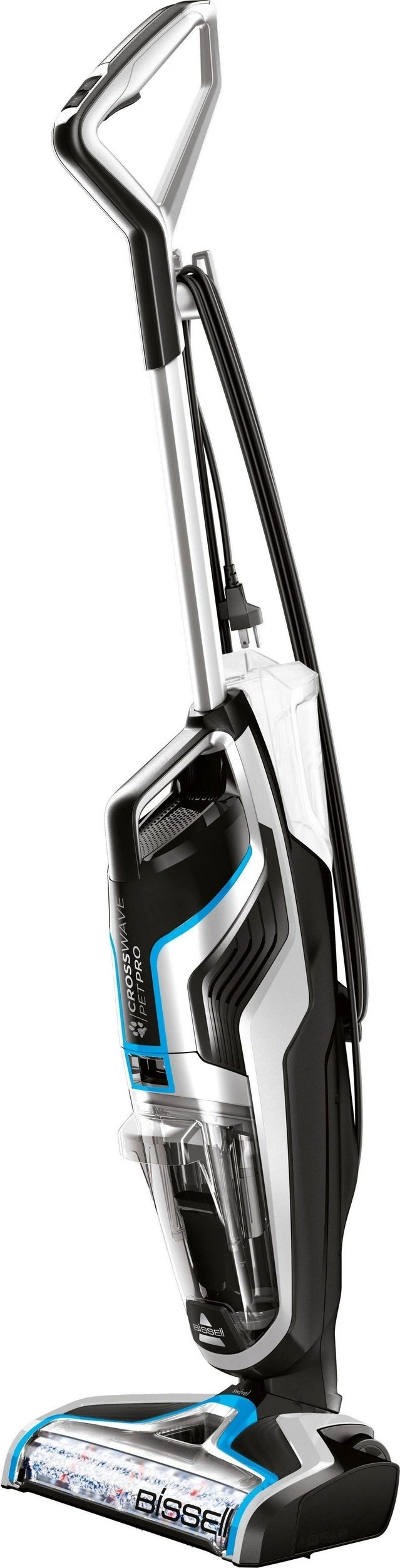 Bissell Crosswave Pet Pro Bodenreiniger mit Bürstenrolle und transparentem Schmutzbehälter