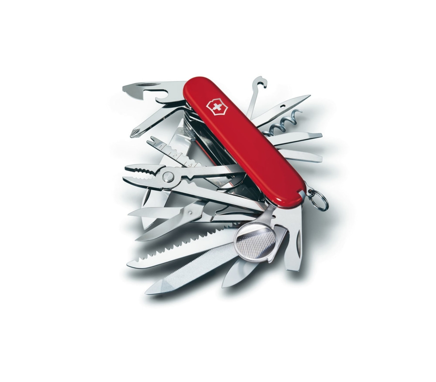 VICTORINOX Swiss Champ Offiziersmesser 1.6795 Taschenmesser 33 Funktionen rot