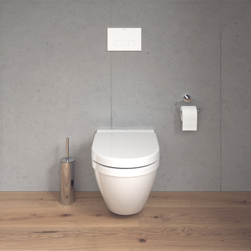 DURAVIT Starck 3 Wand-WC Set WC-Sitz randlos Toilette Absenkautomatik weiß