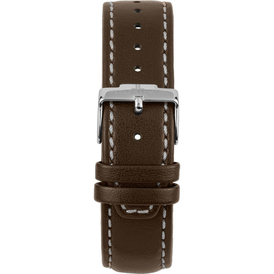 JACQUES LEMANS Armbanduhr Herren 1-2115B Quarz Solar Chronograph 44mm B-WARE