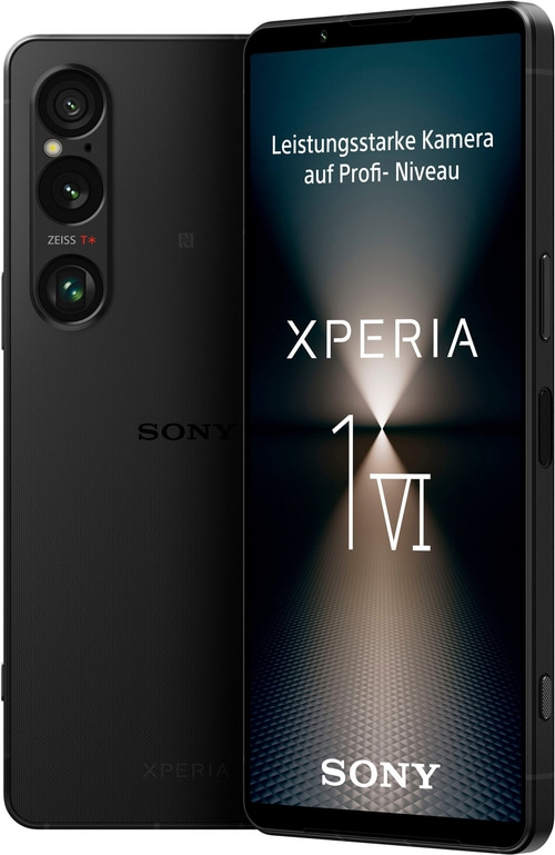 SONY Xperia 1 VI 6,5Zoll Smartphone 256GB 52MP 5G NFC USB-C schwarz B-WARE
