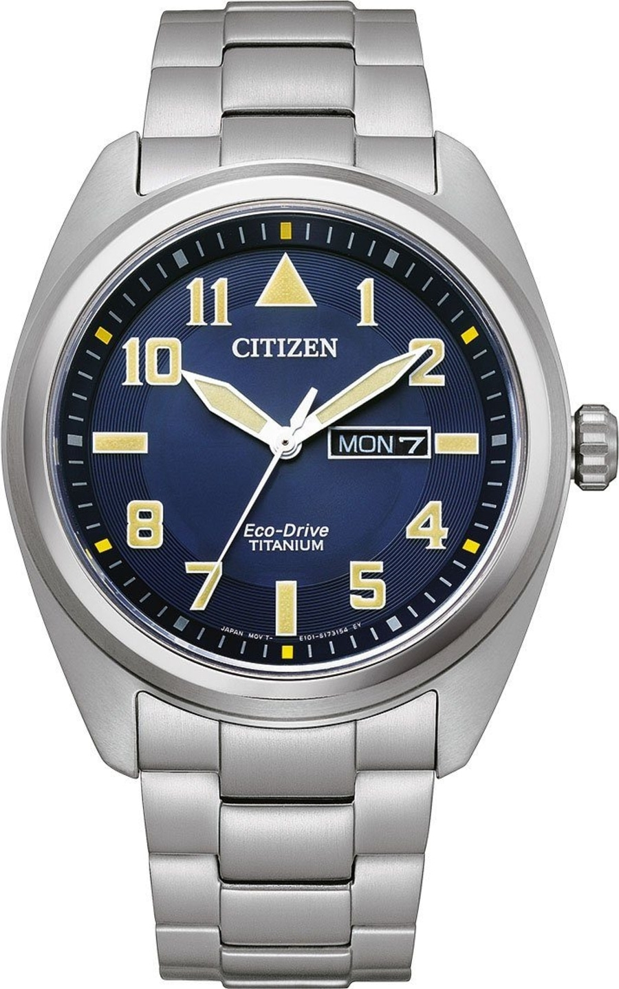Citizen Herren Armbanduhr BM8560-88LE Eco-Drive Titan 42 mm Datum B-WARE