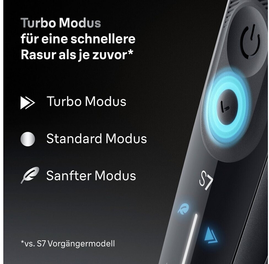 BRAUN Series 7 72-N1620S Nass- Trockenrasierer Trimmer Elektrorasierer B-Ware