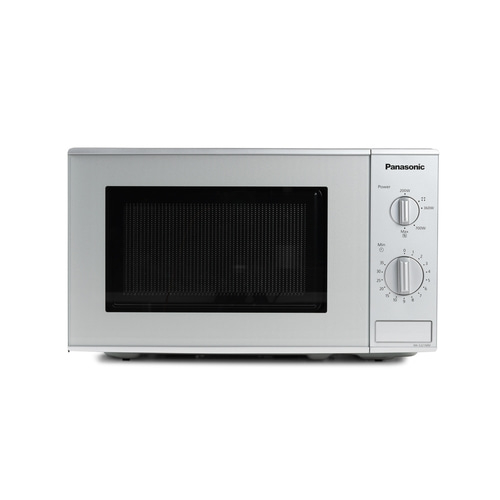 PANASONIC Mikrowelle 800 Watt 20 Liter NN-E221MMEPG 25,5 cm Drehteller grau