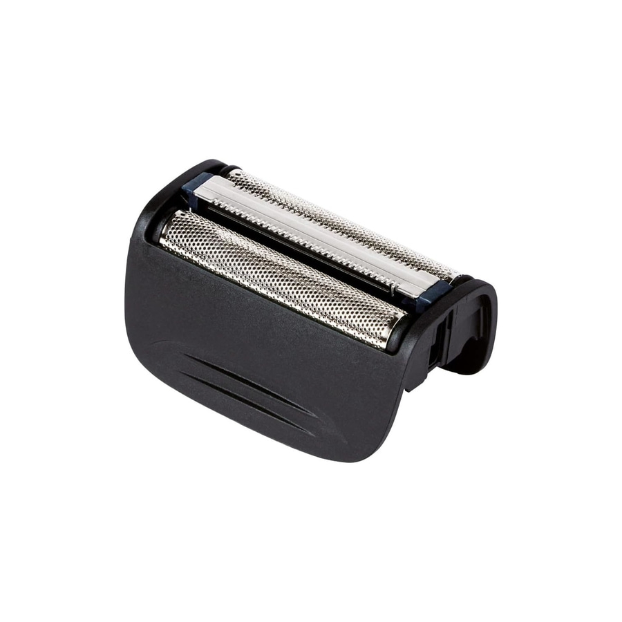 Rasierer Ersatzklingen, schwarz, Metall, Nahaufnahme, isoliert, weißer Hintergrund