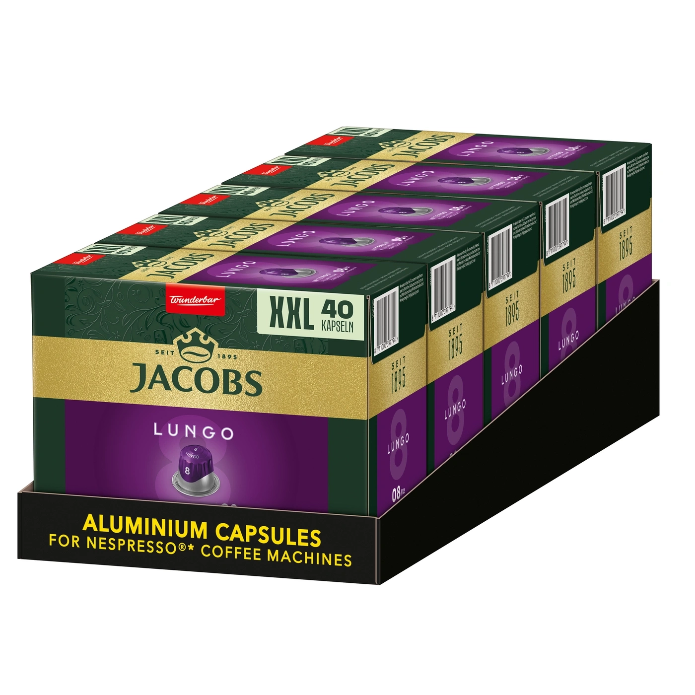Jacobs Lungoaluminiumkapseln für Nespresso