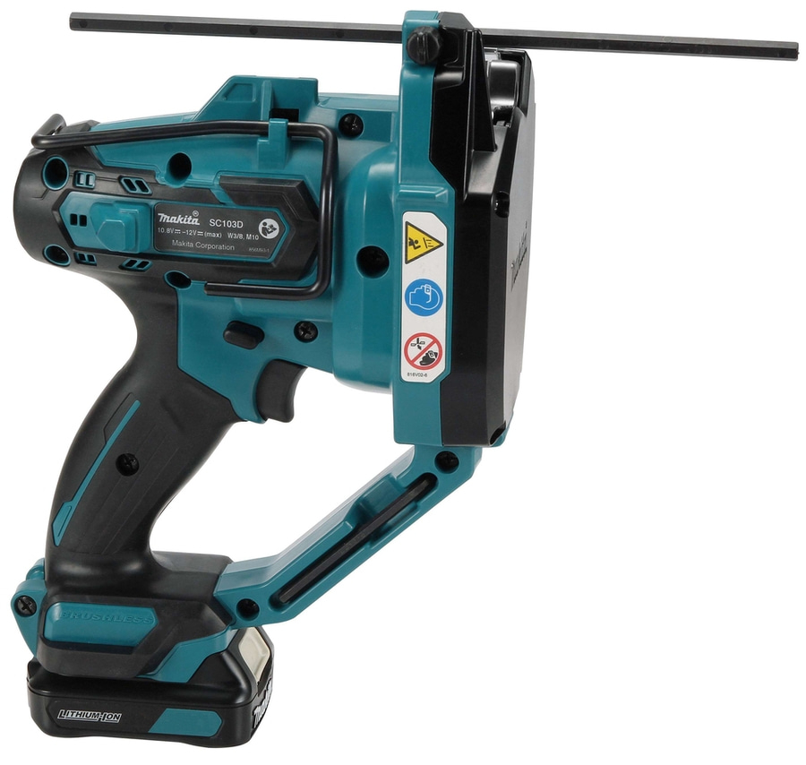 Makita SC103D Akku-Gewindeschneider, blau-schwarz, Lithium-Ionen-Akku, bürstenlos.