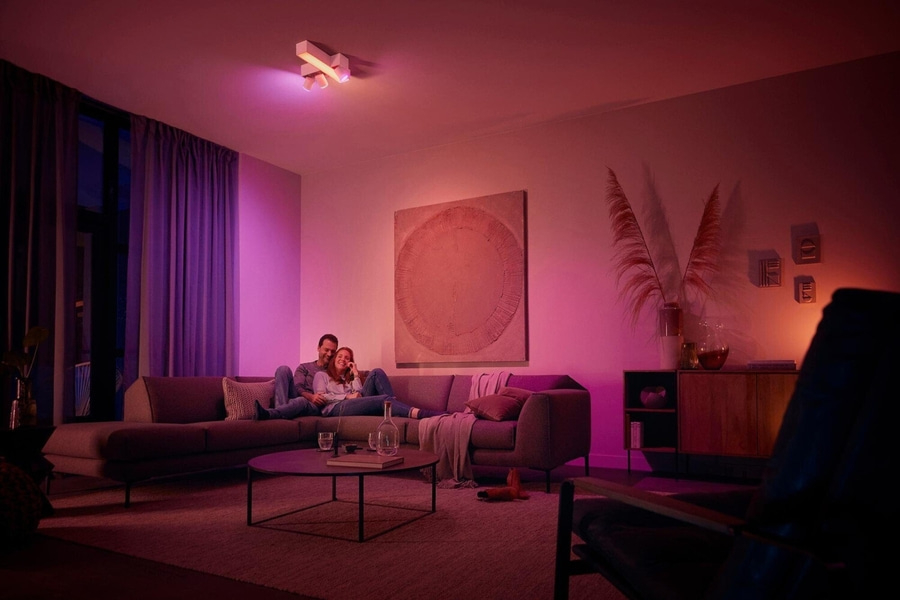 PHILIPS Hue White And Color Ambiance Centris Cross 3er-Deckenspot Deckenlampe