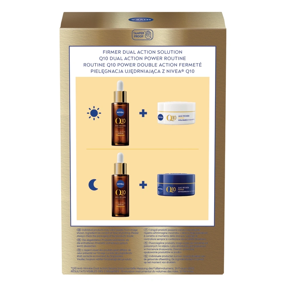 Nivea Q10 Dual Action Power Routine mit Serum und Creme