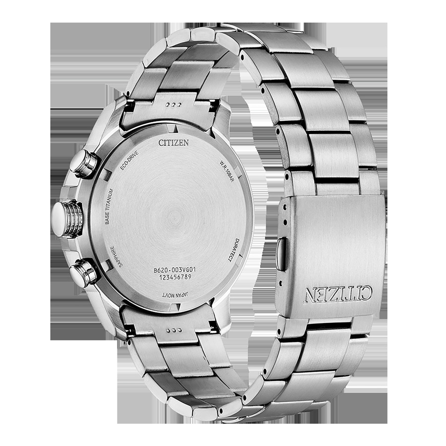 CITIZEN Herren Armbanduhr CA4570-88X Solaruhr Titan Saphirglas 44mm B-Ware