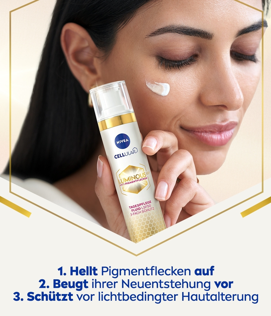 NIVEA Cellular LUMINOUS630® Anti-Pigmentflecken Tagespflege Fluid LSF50 40ml