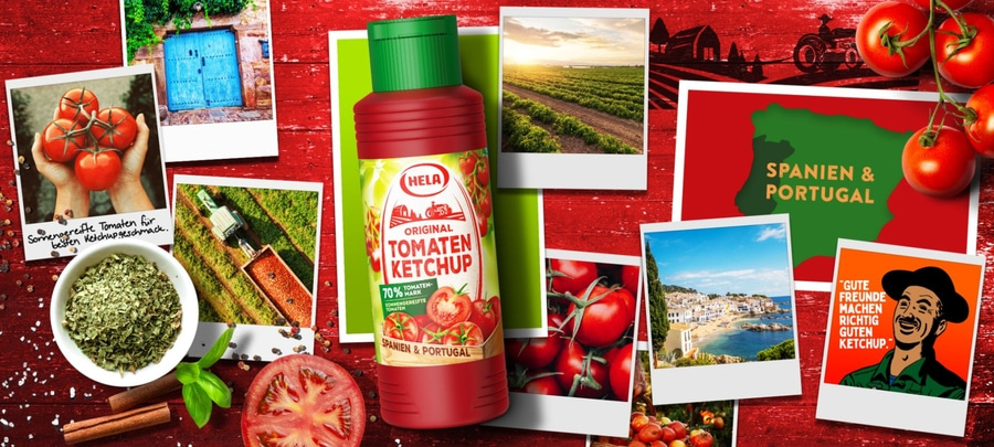 Hela Ketchup Original Tomaten Ketchup 300 ml Flasche Tomatenketchup
