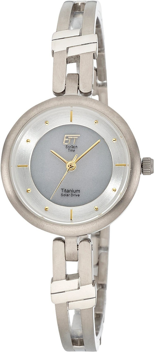 ETT Damen Armbanduhr NAMIB ELT-12114-45M Solaruhr Titan Mineralglas 27mm B-WARE