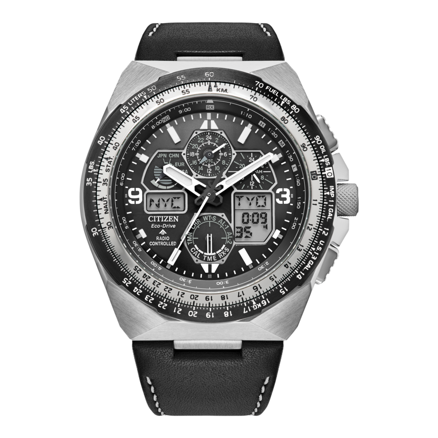 CITIZEN Armbanduhr JY8149-05E Herrenchronograph 46 mm Eco-Drive B-Ware