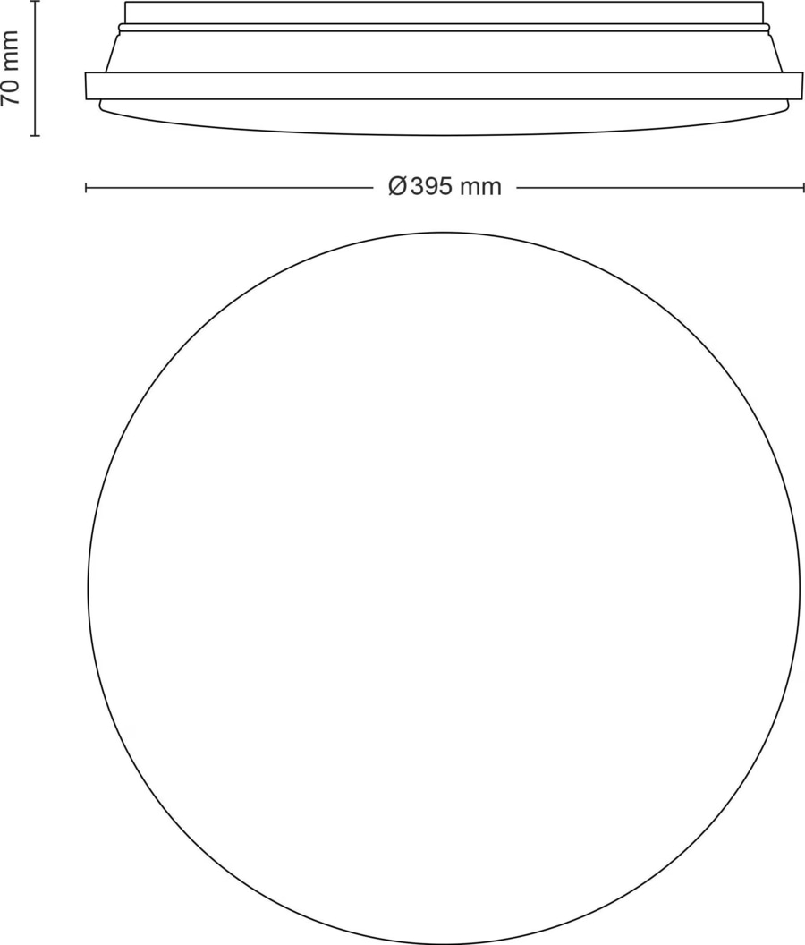 PHILIPS Wincel All-in-One LED Deckenleuchte inkl. Fernbedienung 24W 2500lm weiß