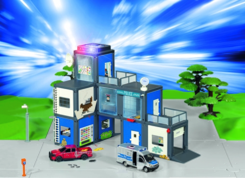 SIKU Polizeistation 5510 Modulares Stecksystem Modellauto Spielzeugauto