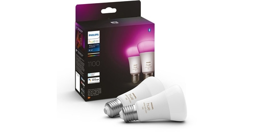Philips Hue SET White & Color Ambiance 2 Glühbirnen Smart Bluetooth 1100 lm 9W