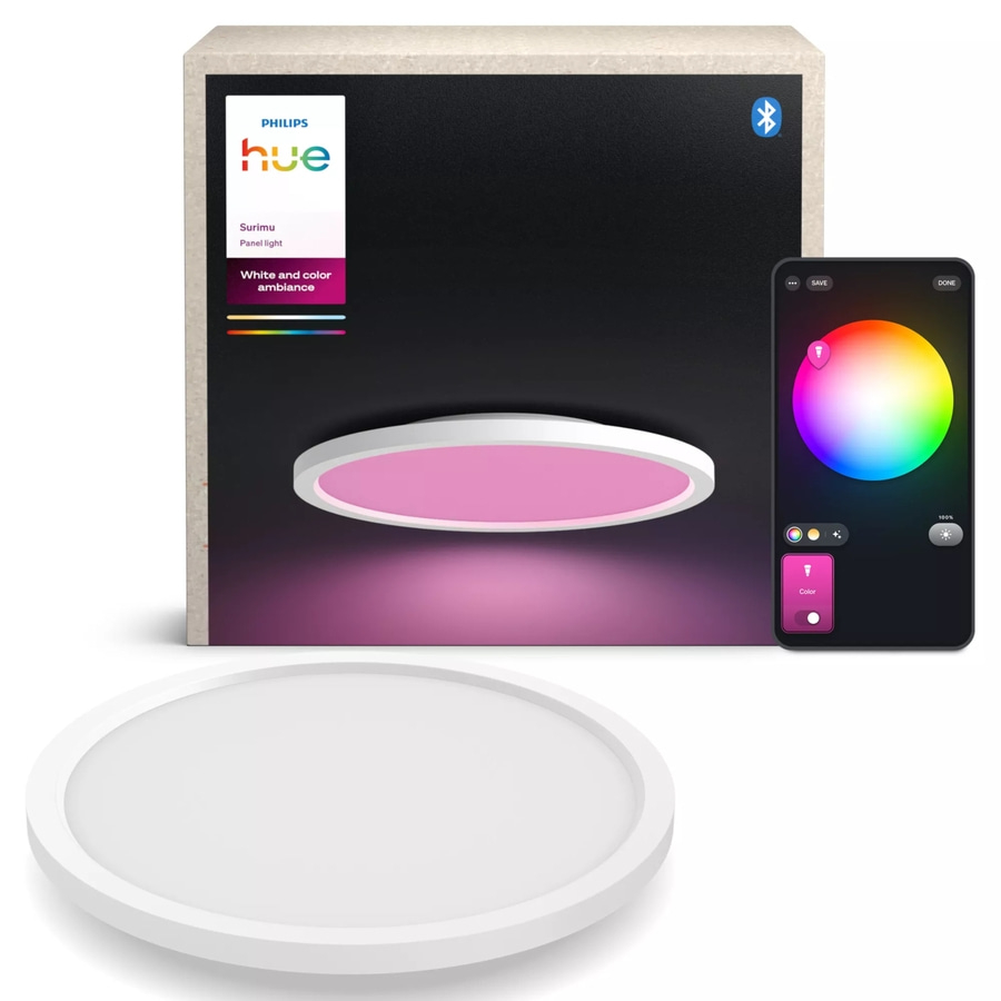 PHILIPS HUE Deckenleuchte Surimu 39,5 cm Smarte LED Deckenlampe 2850lm weiß NEU