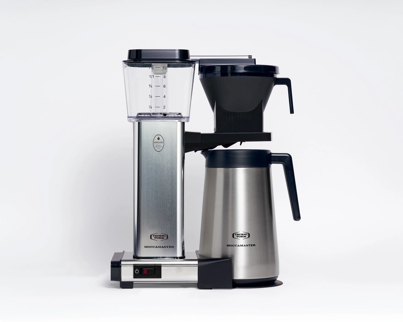 MOCCAMASTER Thermo Filterkaffeemaschine KBGT Polished Silver Thermoskanne NEU