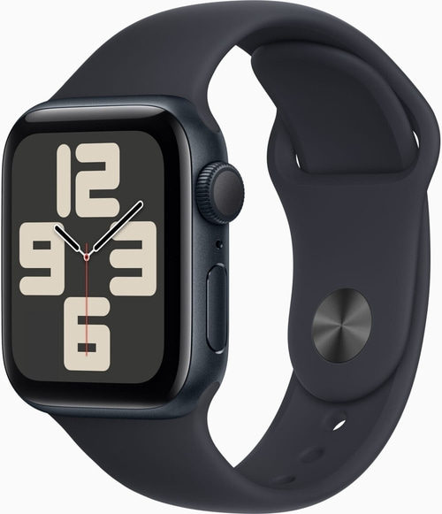 APPLE Watch SE 2024 GPS 40 mm Aluminium Sportband Mitternacht MXE93QF/A B-WARE