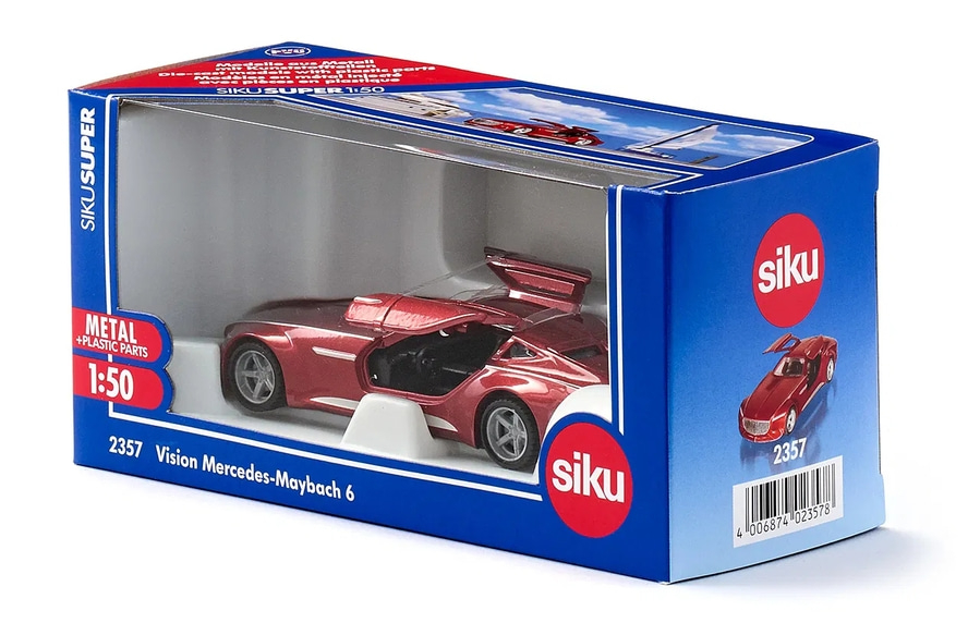 Siku Modellauto Vision Mercedes-Maybach 6 in der Verpackung, Maßstab 1:50