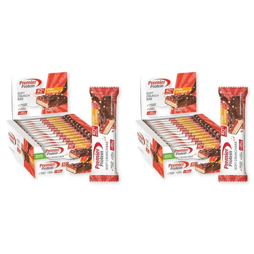 Premier Protein Riegel in Erdbeer-Joghurt-Geschmack, 40% Protein.