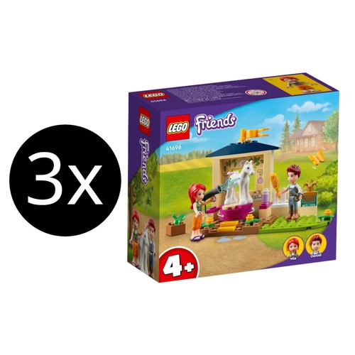 3 x LEGO friends 41696 Ponypflege Set 60-teilig ab 4+ Jahre NEU