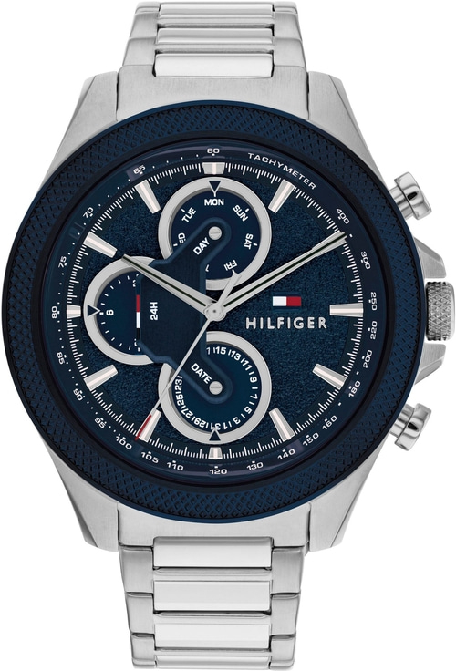 TOMMY HILFIGER Herren Armbanduhr Multifunktionsuhr SPORT 1792080 Herrenuhr