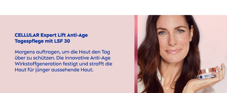 CELLULAR Expert Lift Anti-Age Tagespflege mit LSF 30. Hautschutz und Verjüngung.