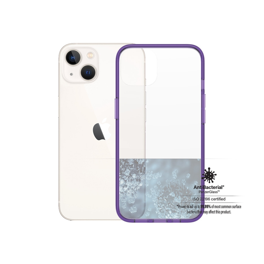 PanzerGlass™ Handyhülle Clear Case Color iPhone 13 TPU Schutzhülle