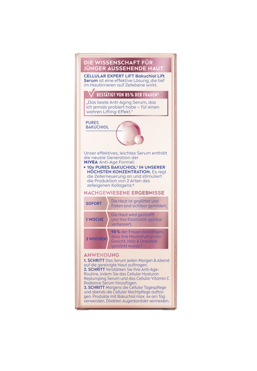 NIVEA CELLULAR Expert Hyaluron Serum 30ml + Lift 3-Zonen Serum 30ml Set