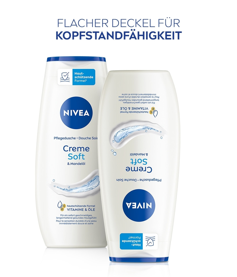 Nivea Creme Soft Duschgel mit Vitamin E und Öl für geschmeidige Haut