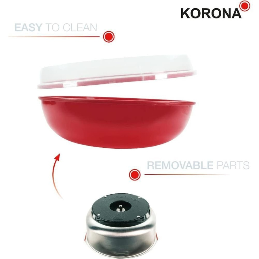 KORONA Zuckerwattemaschine 41200 inkl. Messlöffel & 10x Holzstäbchen NEU
