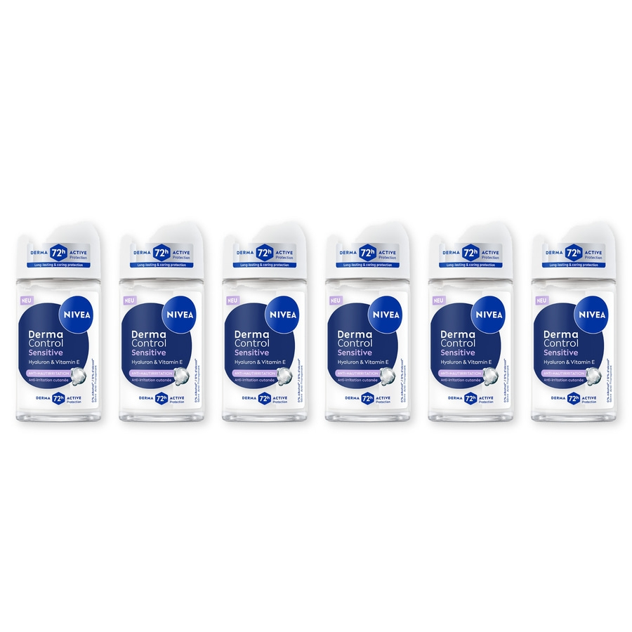 NIVEA Deodroant Derma Control Restore Roll-On 6 x 50ml