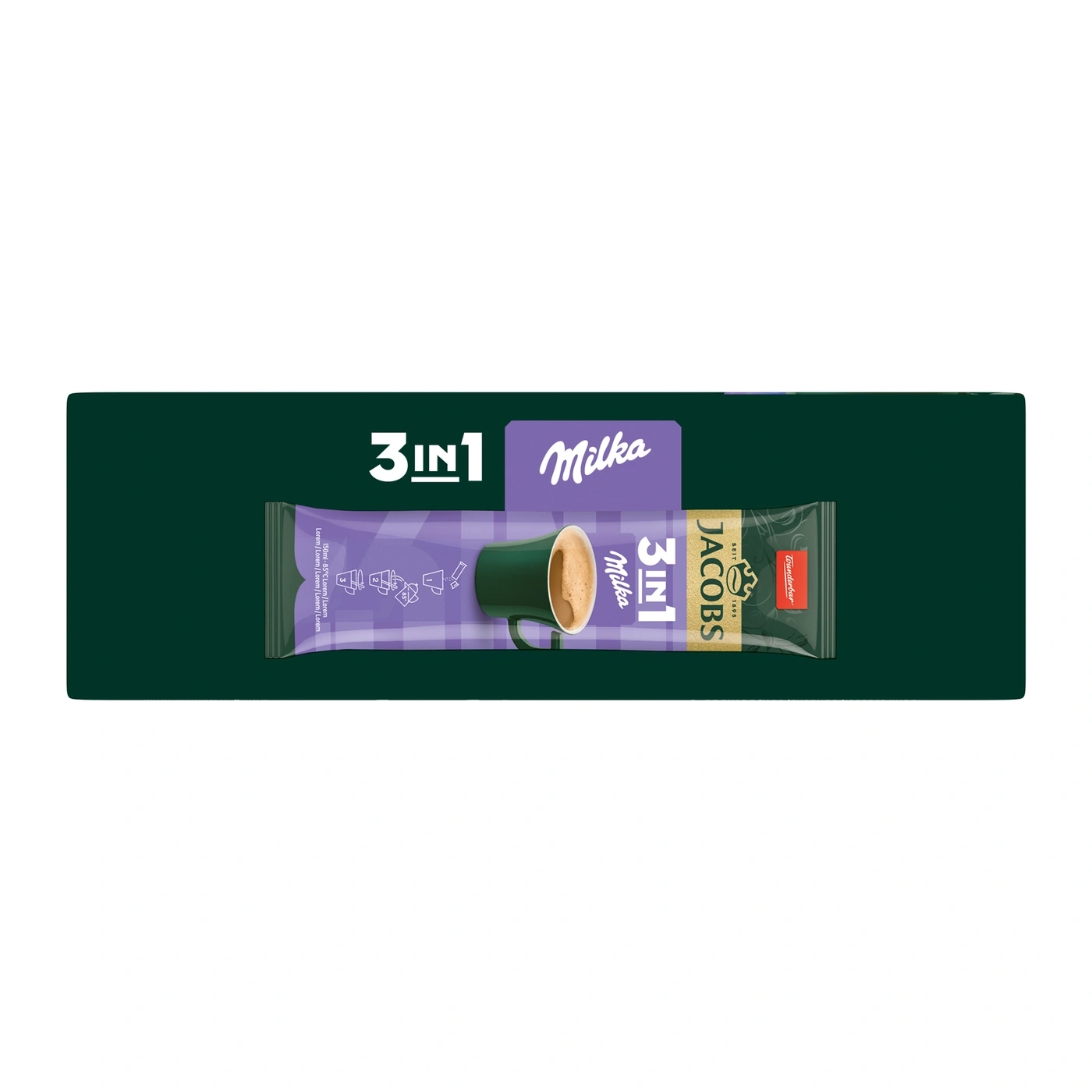 Jacobs Milka 3in1 Kaffee mit Milka Geschmack