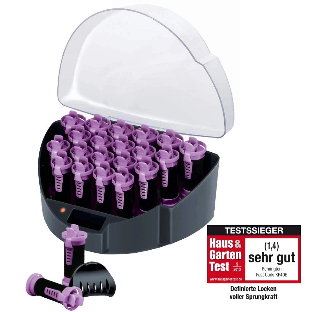 Lockenwickler-Set mit Bewertung 'sehr gut' von Haus & Garten Test.