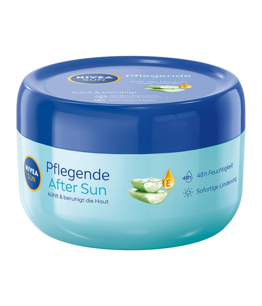 Nivea After Sun Creme, kühlt und beruhigt die Haut, 48h Feuchtigkeit, Sofortige Linderung