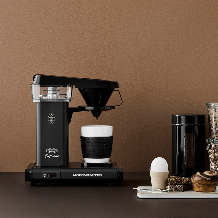 MOCCAMASTER Filterkaffeemaschine CUP-ONE Matt Black mattes schwarz NEU