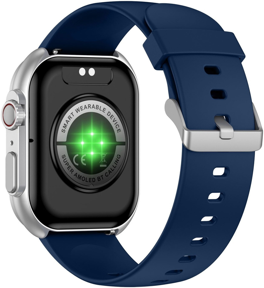 SMARTY 2.0 Smartwatch SW068A02 Touch-Display Bluetooth 46/40 mm blau B-WARE