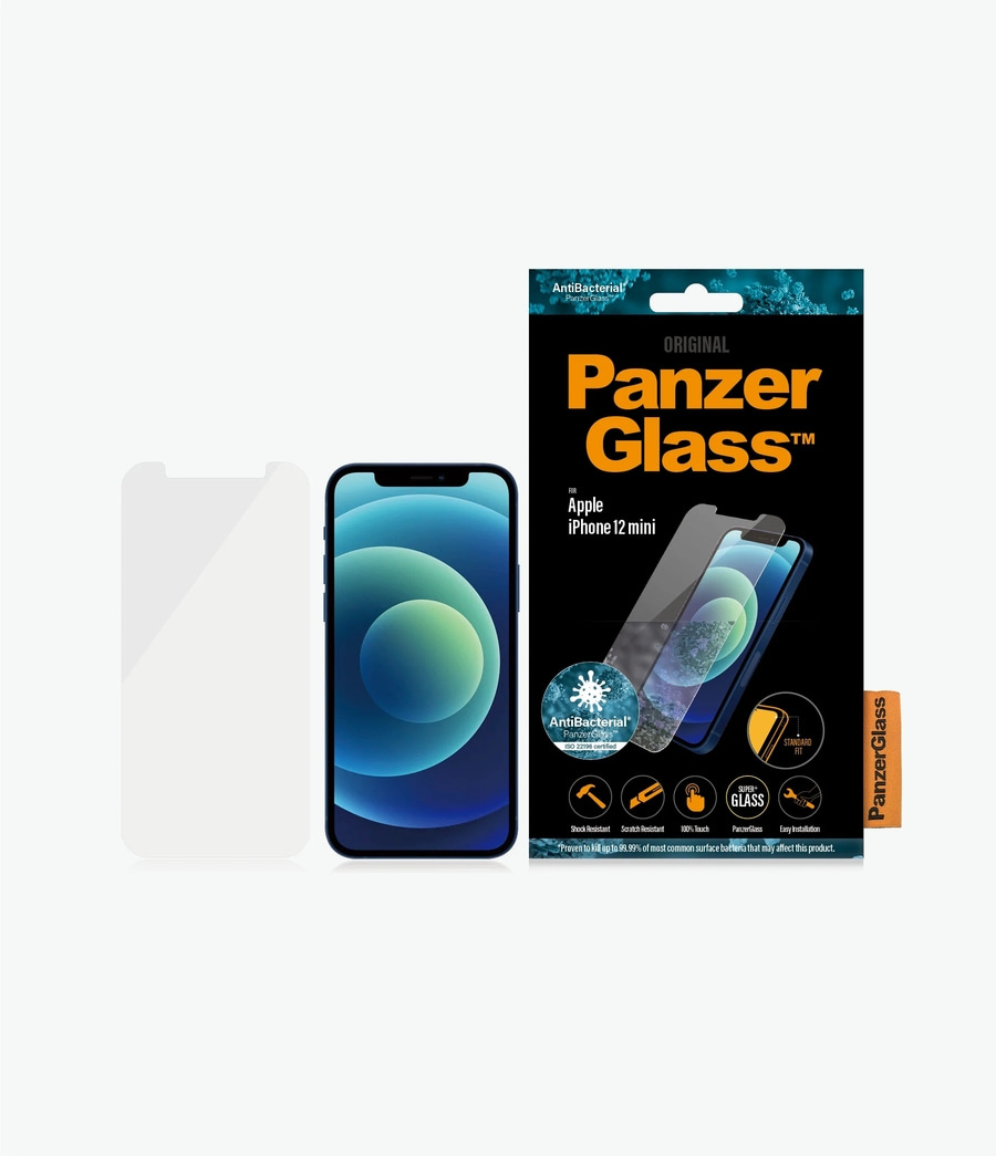 PanzerGlass™ Displayschutzglas iPhone 12 Mini Schutzglas Panzerfolie
