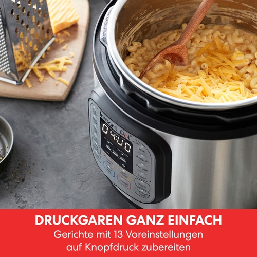INSTANT POT Duo 7in1 Multikocher Slow Cooker Schongarer 5,7L 1000W silber