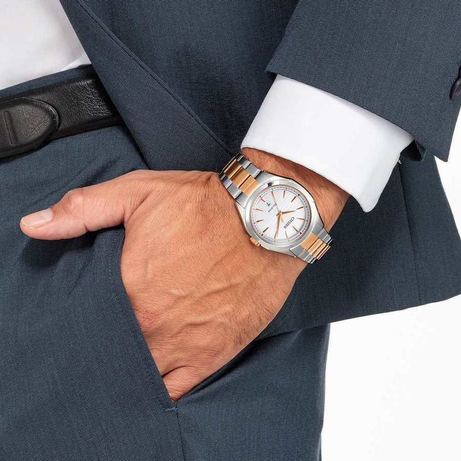 CITIZEN Herren Armbanduhr AW1756-89A Solar Eco-Drive Edelstahl 41mm B-Ware