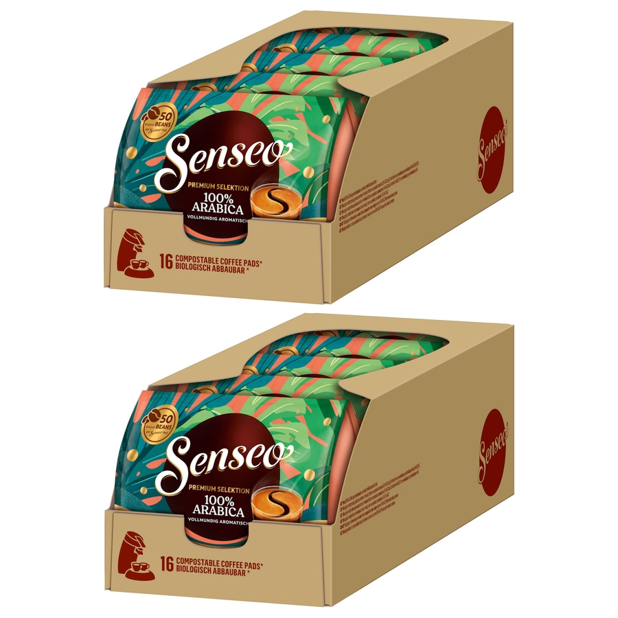 SENSEO Pads Premium Selektion 100% Arabica Senseopads 10x16 Getränke Kaffeepads