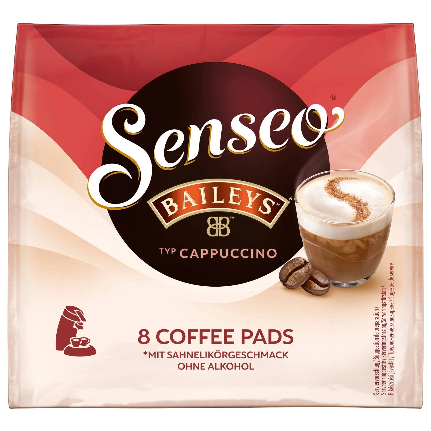 SENSEO Pads Typ Cappuccino Baileys Senseopads 80 Getränke Kaffeepads