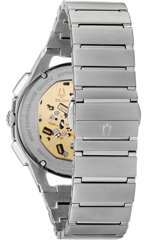 Bulova Herren Armbanduhr CURV 96A135 Herrenuhr Saphirglas Edelstahl 44mm B-Ware
