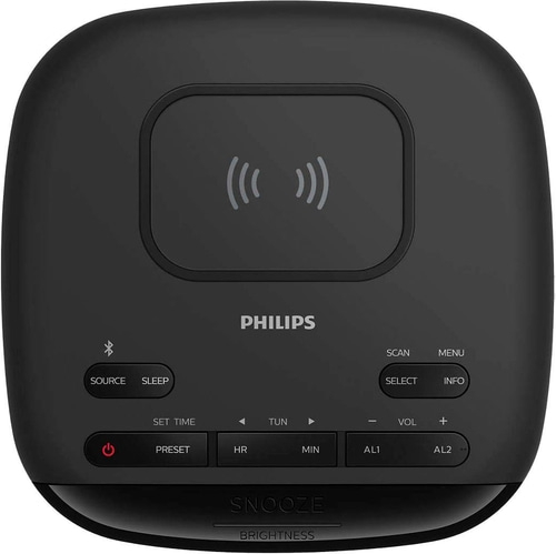 PHILIPS Radiowecker TAR7705/10 DAB+ Bluetooth Sleep-Timer schwarz B-WARE