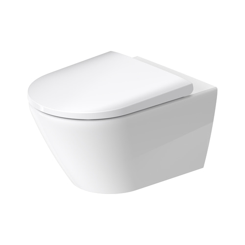 DURAVIT D-Neo WC Set Rimless WC-Sitz Toilettensitz randlos Absenkautomatik weiß