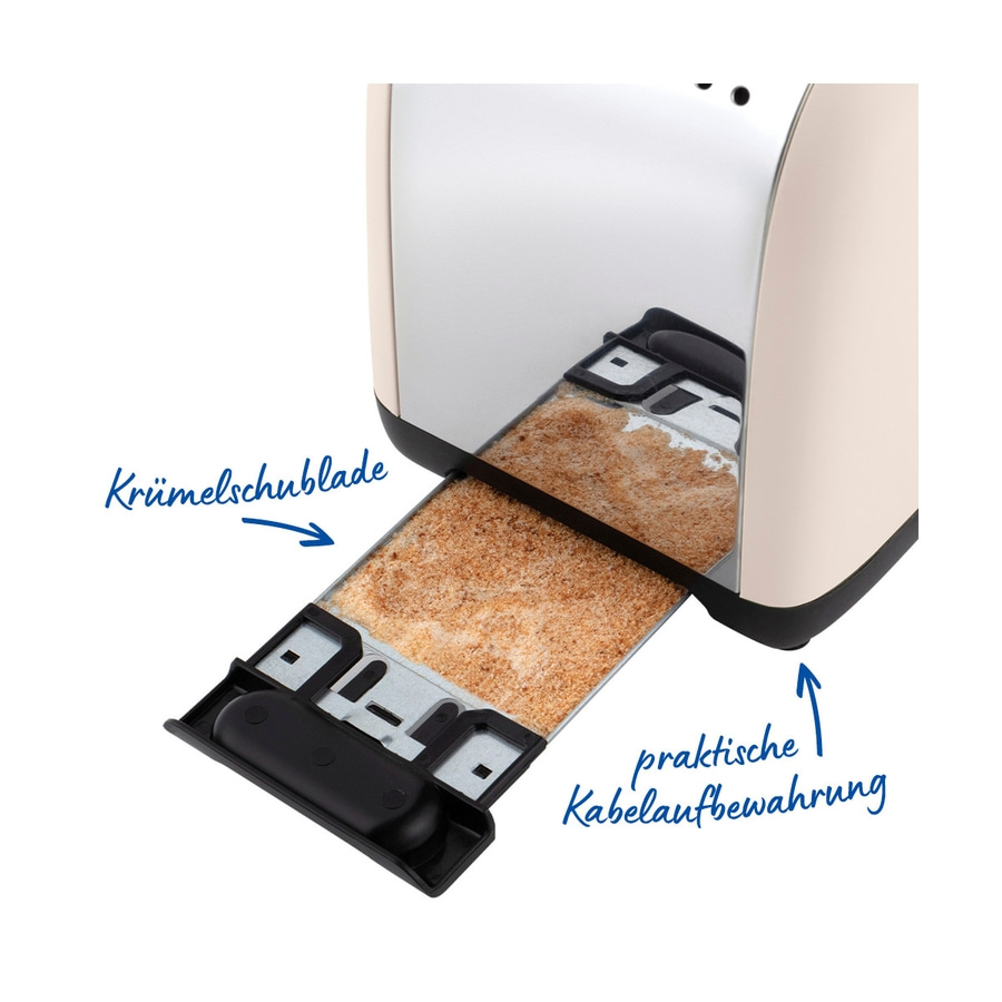 RUSSELL HOBBS Toaster Colours Plus 2 Scheiben 6 Stufen Brötchenaufsatz Jasmine