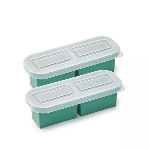 Betty Bossi Gefrierform Silikon stapelbar 2 Stk. Backform getrennt Babybrei Prep